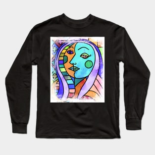 lady cubism Long Sleeve T-Shirt